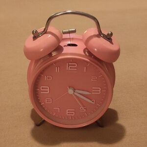 Pink Retro Alarm Clock